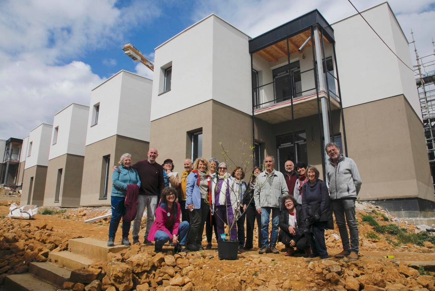 Axuntase Housing Cooperative in the town of Llanera, in Asturias, Spain.