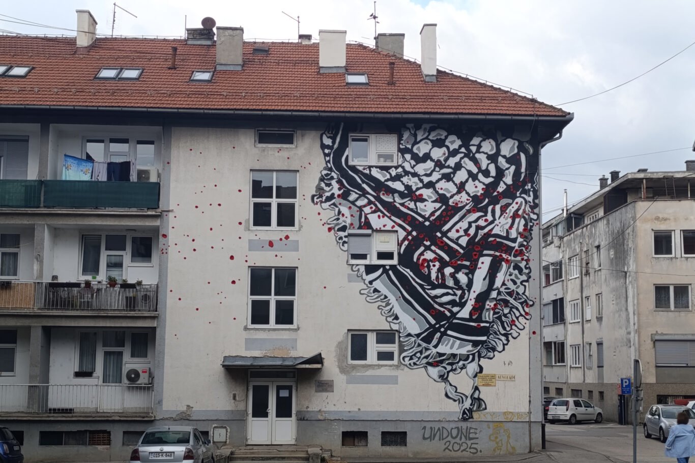 In Bihać, Bosnia, a city once under siege, artist Adnan Dupanović created the mural Empathy.
