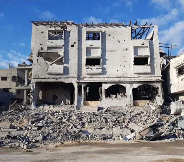 Khalid's house in Gaza.