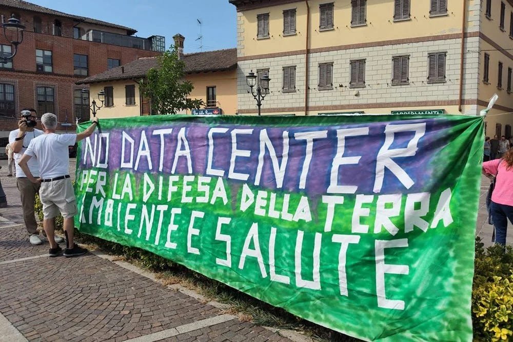 Data Center Protests Arrive in Italy